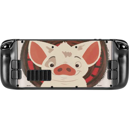 Disney Moana Pua Close Up Steam Deck Handheld Gaming Computer Skin